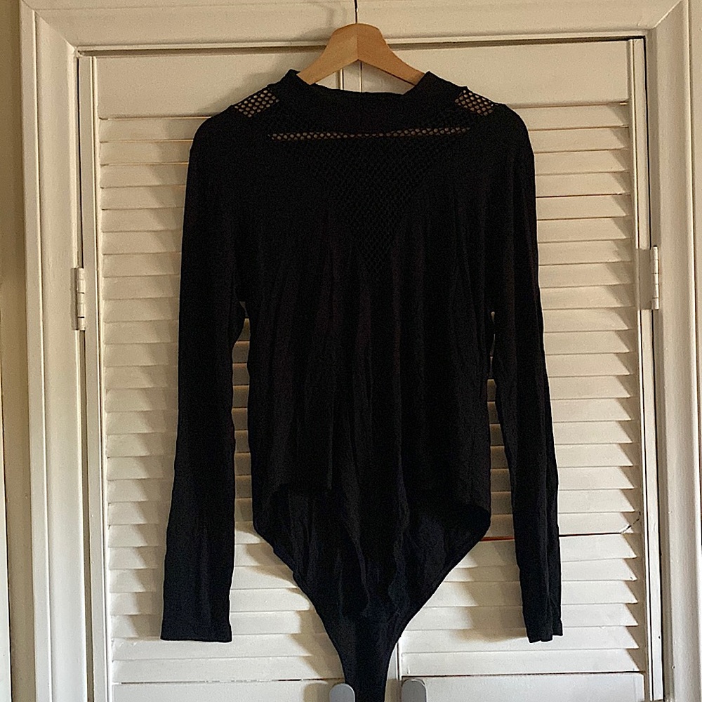 Mesh detail bodysuit